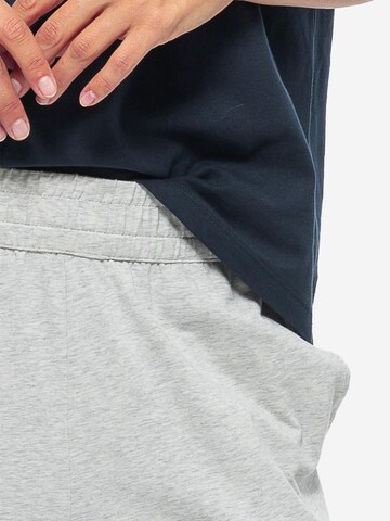 SCHIESSER Pajama 'Cotton' in Grey