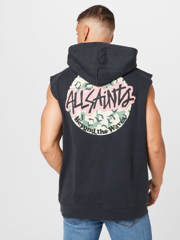 AllSaints Sweatshirt 'Shredder' in Schwarz