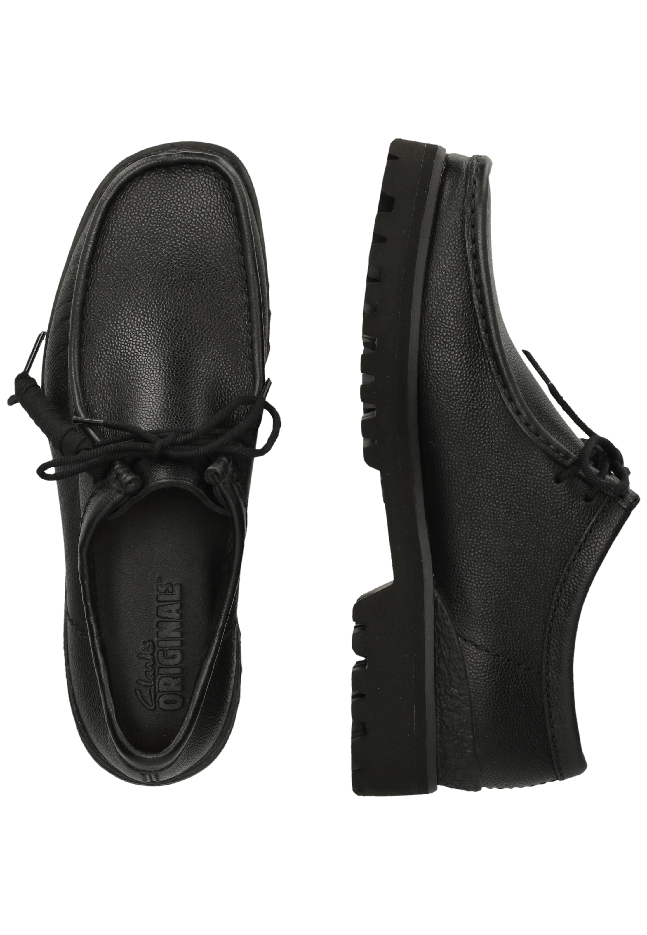 CLARKS Mokassins 'Walla Yukoner' in Schwarz