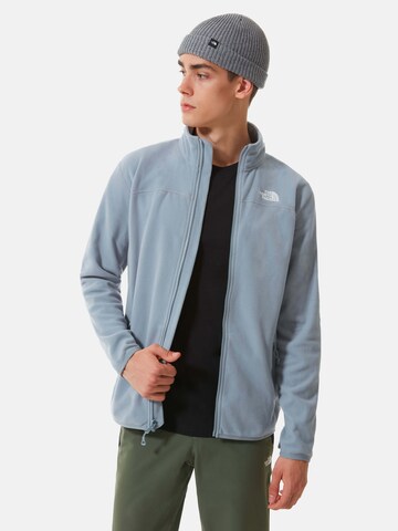 THE NORTH FACE Athletic Fleece Jacket '100 Glacier' in Grey: front