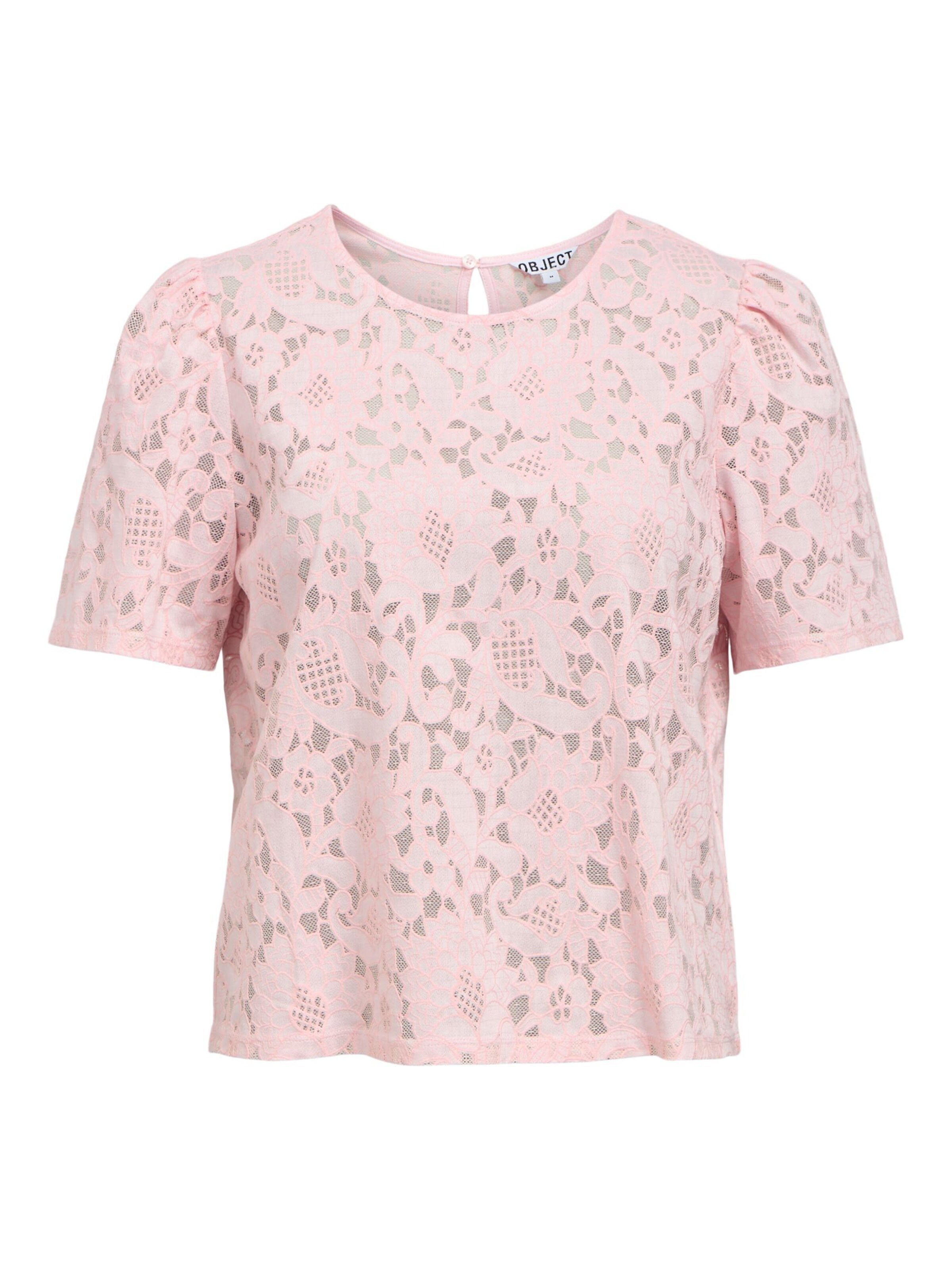 OBJECT Bluse 'OBJBianca' i lilla, Produktvisning