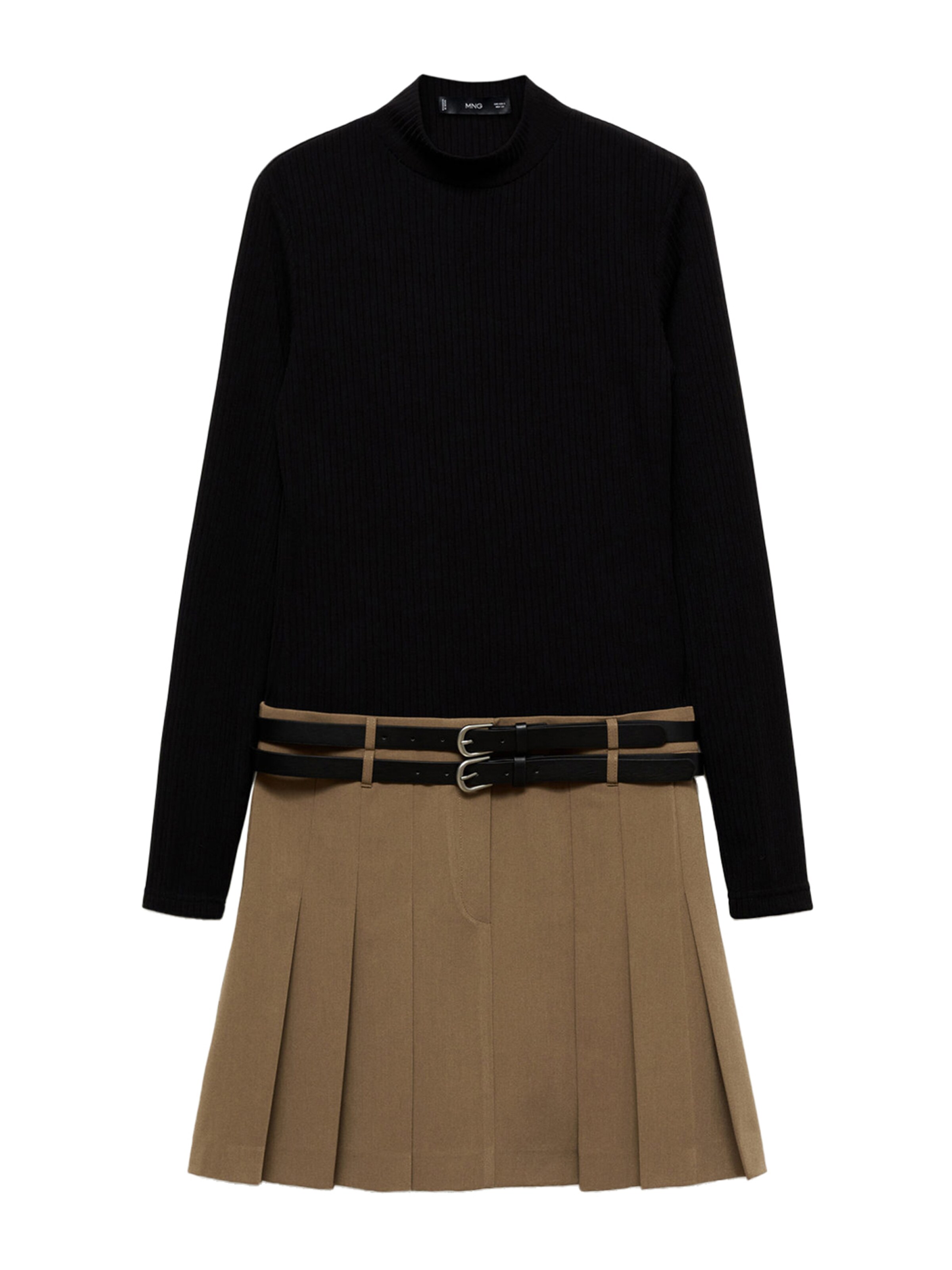 MANGO Mekko 'Candy' värissä musta: etupuoli