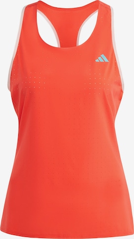 Haut de sport 'Adizero' ADIDAS PERFORMANCE en rouge : devant