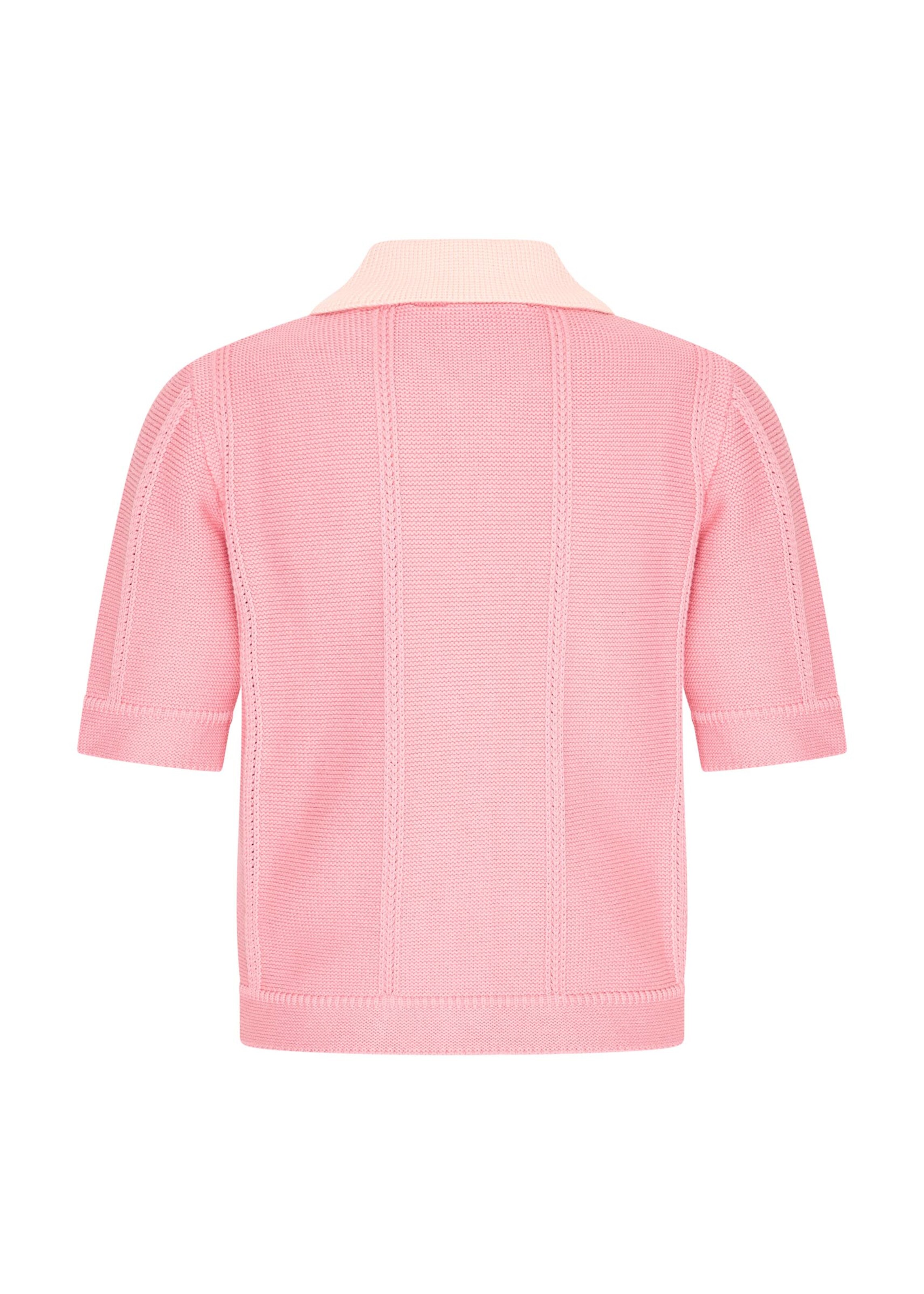 4funkyflavours Gebreid vest 'Keep Yourself Together' in Roze