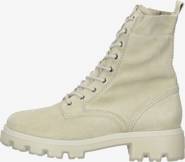 Paul Green Lace-Up Ankle Boots in Beige