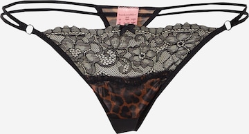 String 'Bliss' Hunkemöller en noir : devant