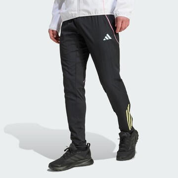 Effilé Pantalon de sport 'Juventus Turin Tiro 25 Competition' ADIDAS PERFORMANCE en noir : devant