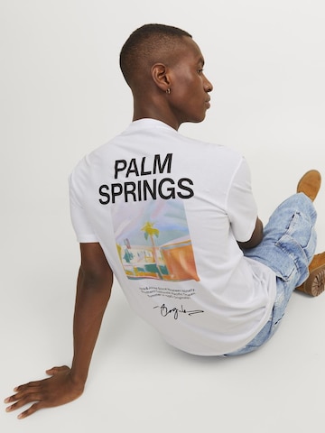 JACK & JONES - Camisa 'Aruba Landscape' em branco