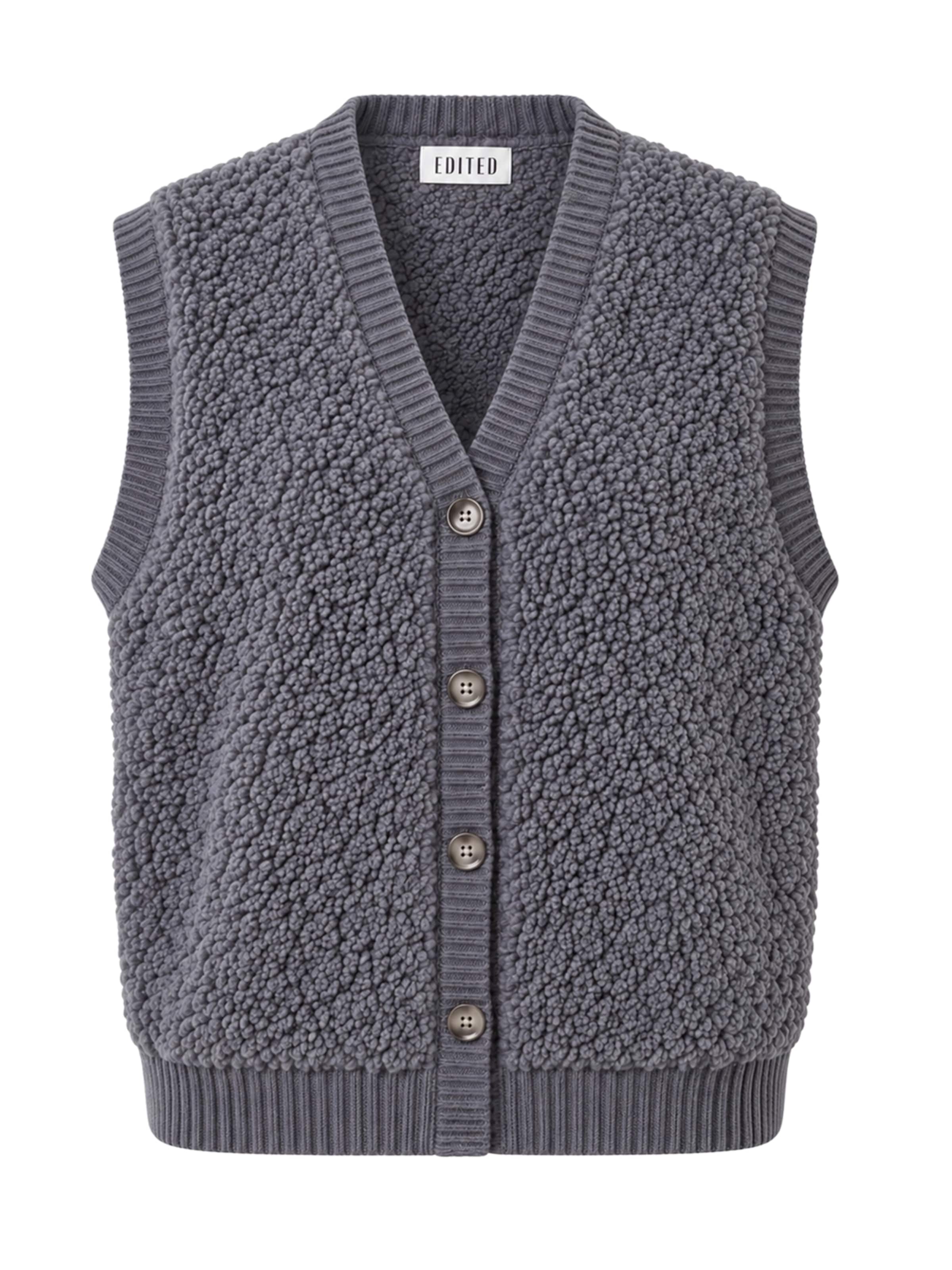 EDITED Bodywarmer 'Yuna' in Grijs: voorkant