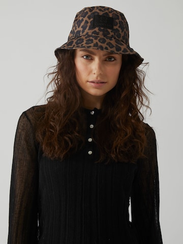 CODELLO Hat in Brown: front