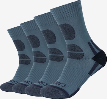 camano Sports socks in Blue: front
