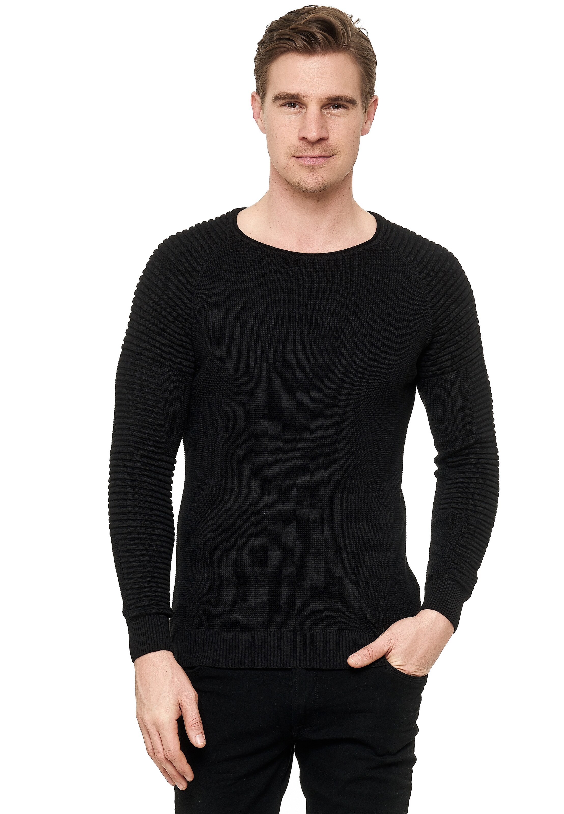 Rusty Neal Sweater in Black: front