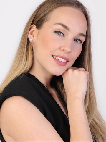 Lucardi Oorbellen 'Klassisch' in Goud: voorkant