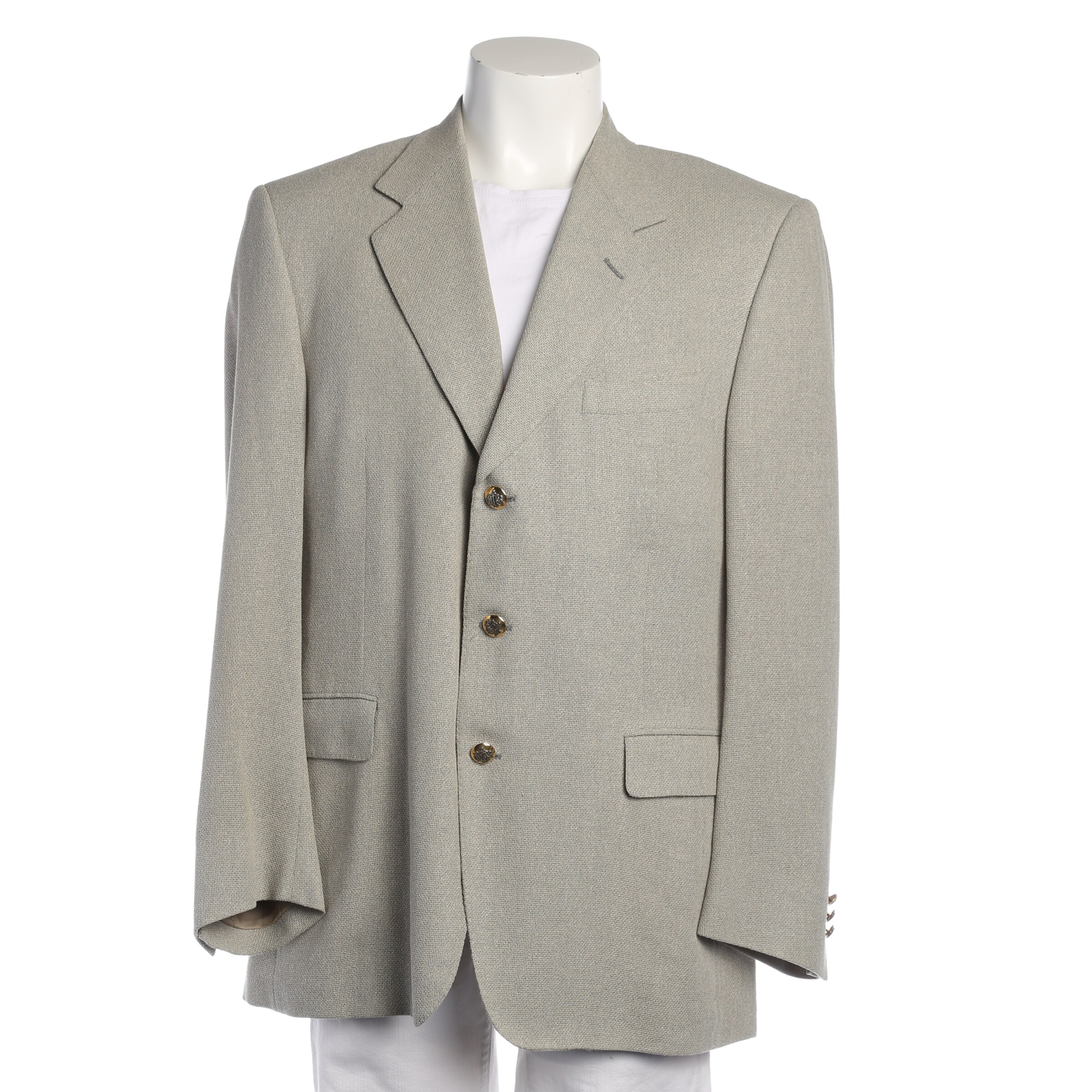 Dior Suit Jacket in M-L in Grey: front