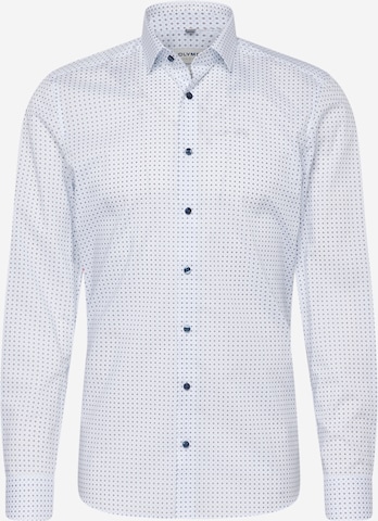 Coupe slim Chemise OLYMP en bleu : devant