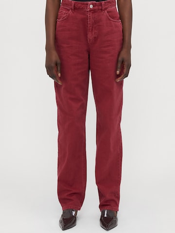 sarkans Only Tall Vaļīgs piegriezums Džinsi 'ONLNEXA': no priekšpuses