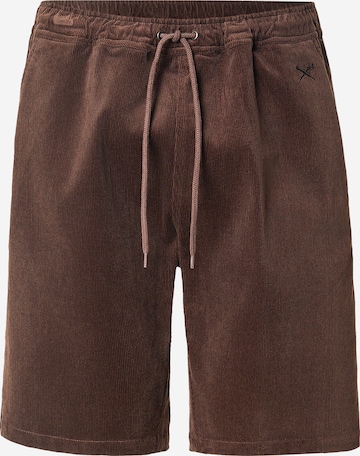 Iriedaily Παντελόνι 'Corvin' σε καφέ: μπροστά