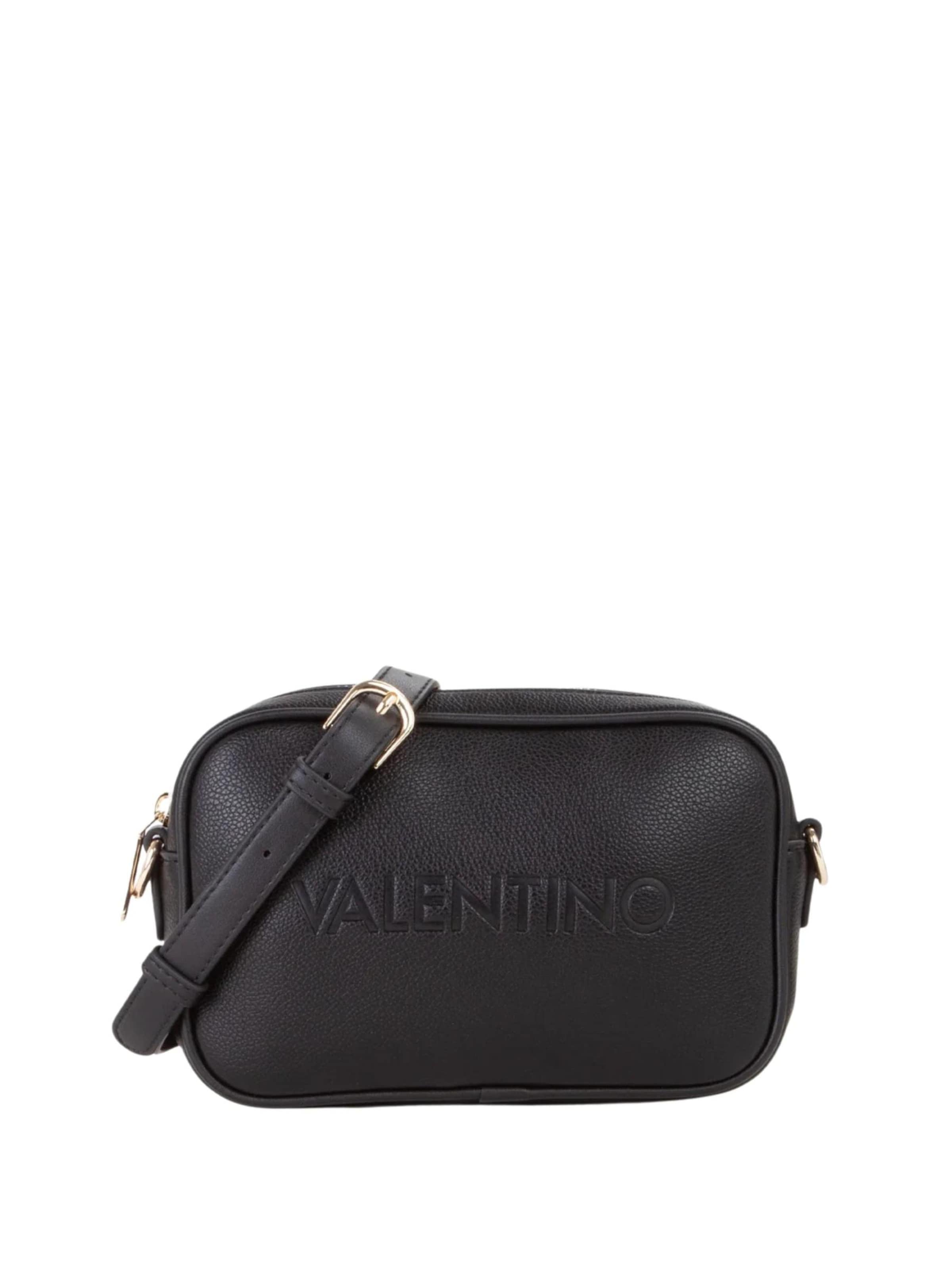 VALENTINO Skuldertaske 'Valentino Sacoche Wilk Nero' i sort: forside