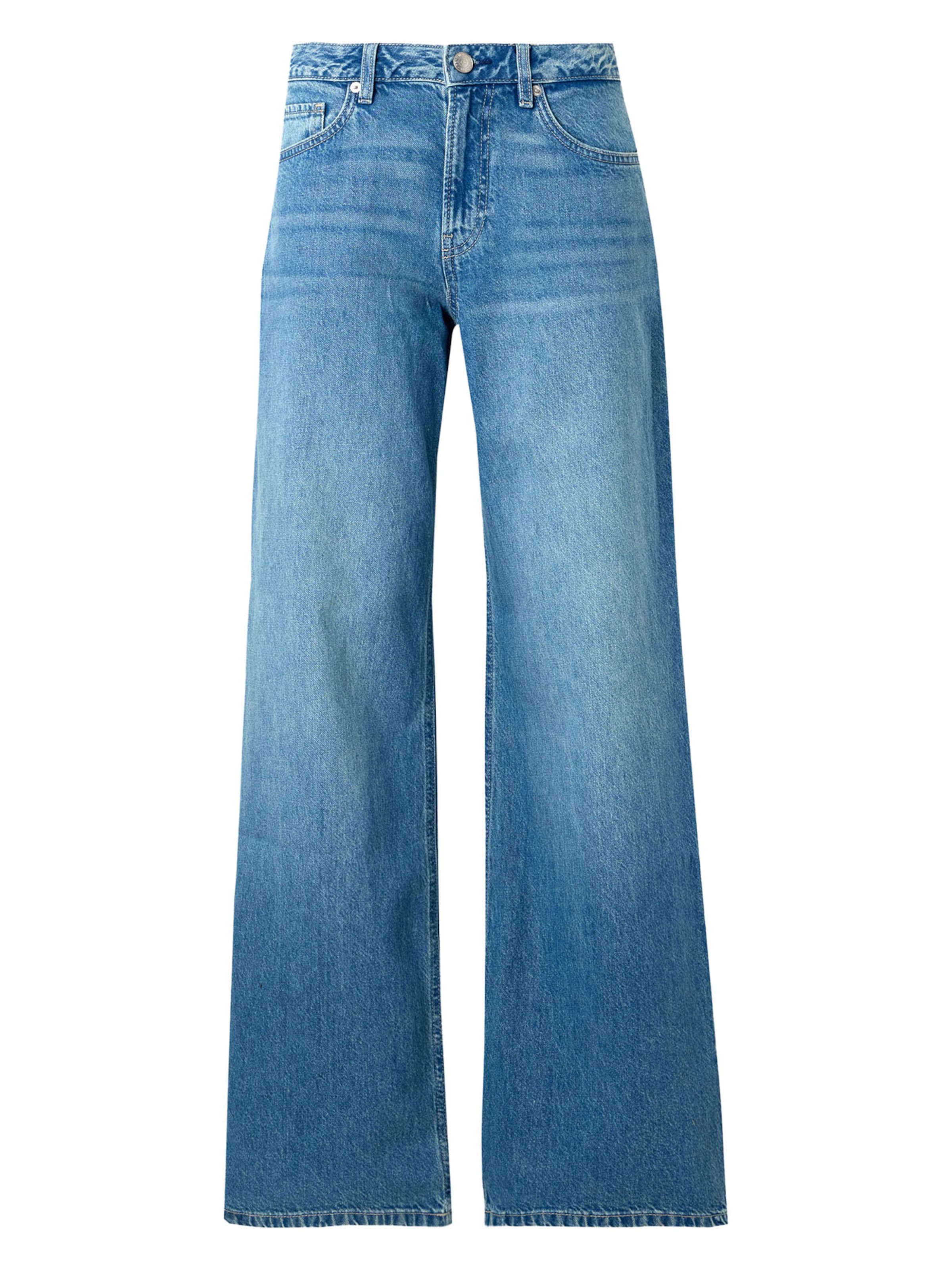Wide Leg Jean Pepe Jeans en bleu : devant