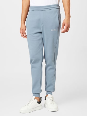 Calvin Klein Tapered Pants in Blue: front