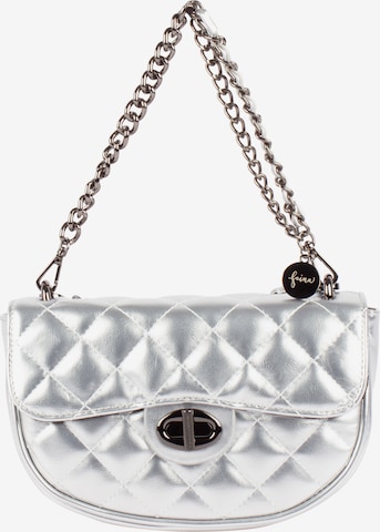 faina Shoulder Bag in Silver: front