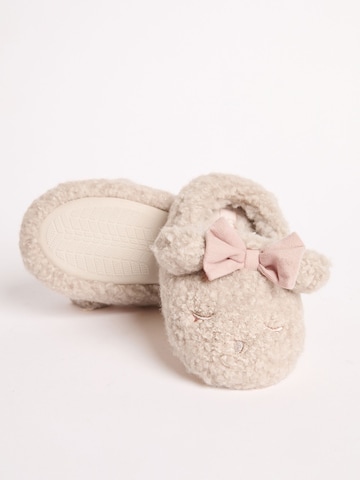 Lipsy Slipper in Beige