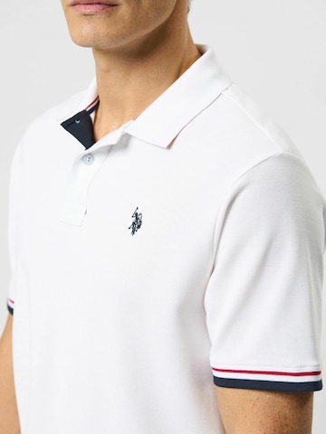 T-Shirt 'Nis' U.S. POLO ASSN. en blanc