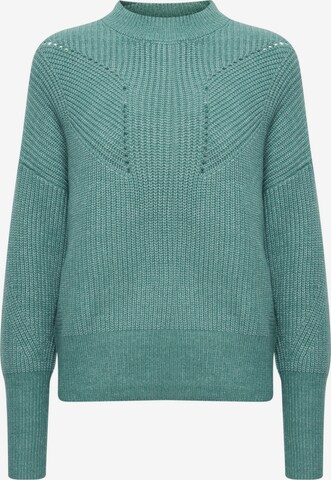 ICHI Sweater 'IHMYLLE' in Green: front