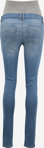 MAMALICIOUS Slimfit Jeans 'London' in Blauw