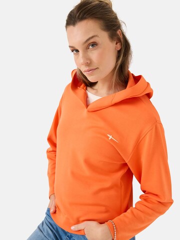 Tamaris Sweatshirt in Orange: front