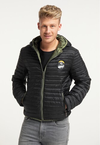 MO Between-Season Jacket in Black: front