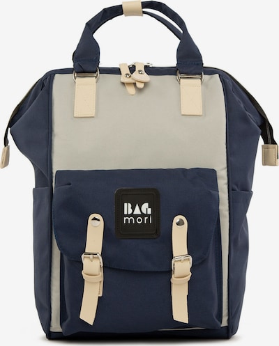 Bagmori Wickeltasche in beige / dunkelblau, Produktansicht
