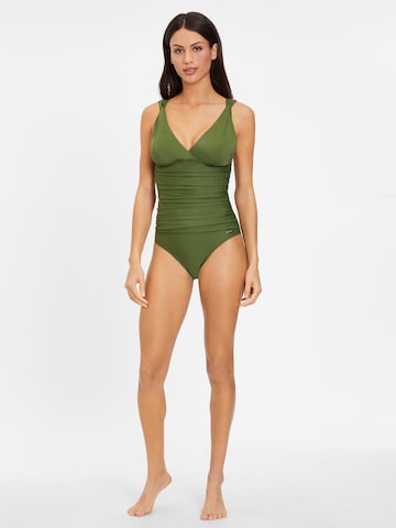 LASCANAJednodijelni kupaći kostim - zelena boja: prednji dio