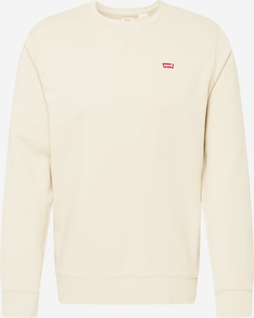 Sweat-shirt 'Original Housemark' LEVI'S ® en beige : devant