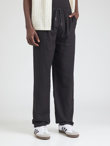 Denim Project Loose fit Trousers in Black: front
