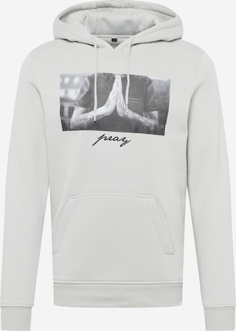 Mister Tee Sweatshirt 'Pray' in Grijs: voorkant