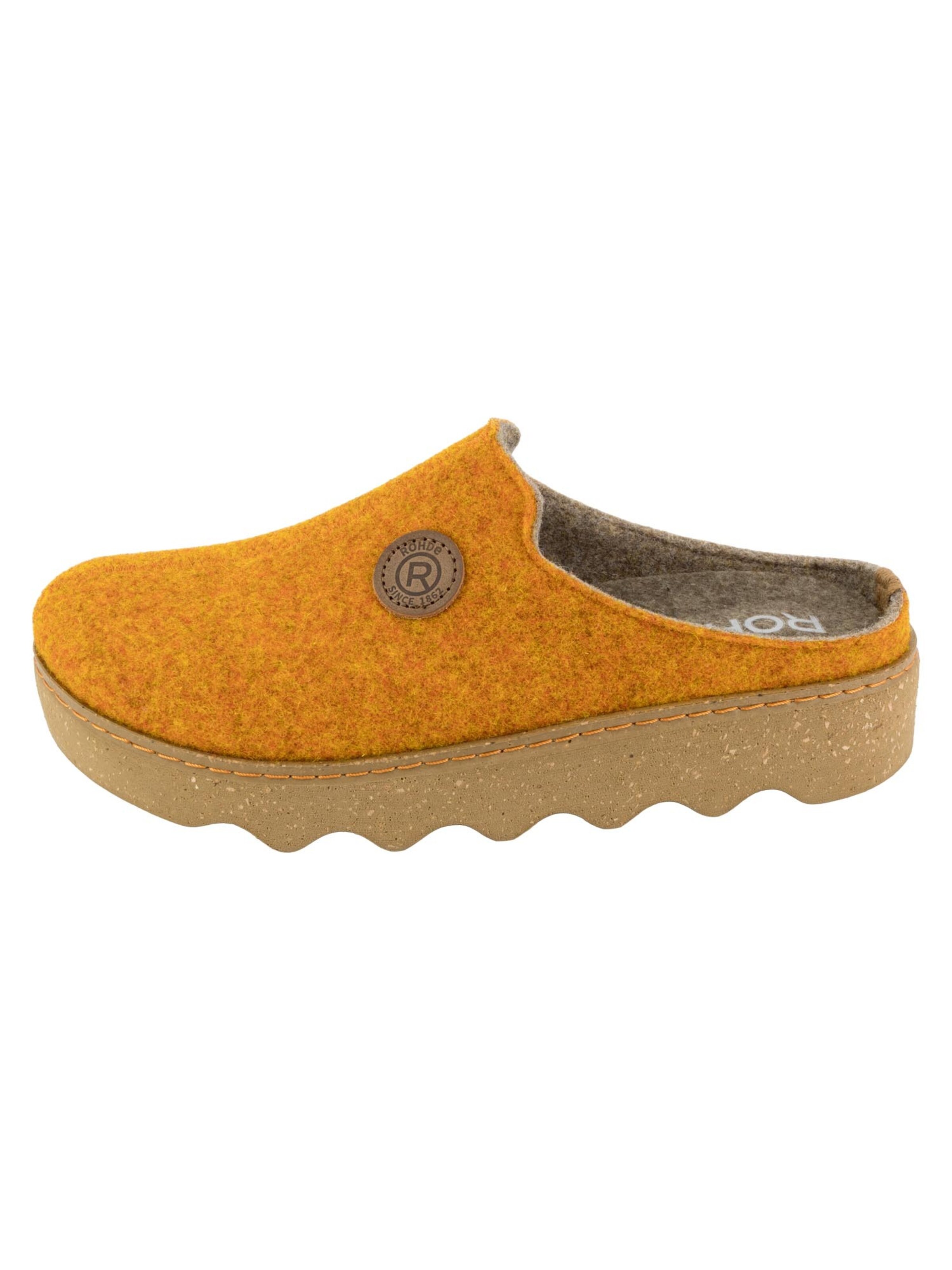 ROHDE Clogs 'Foggia-D' in Oranje: voorkant