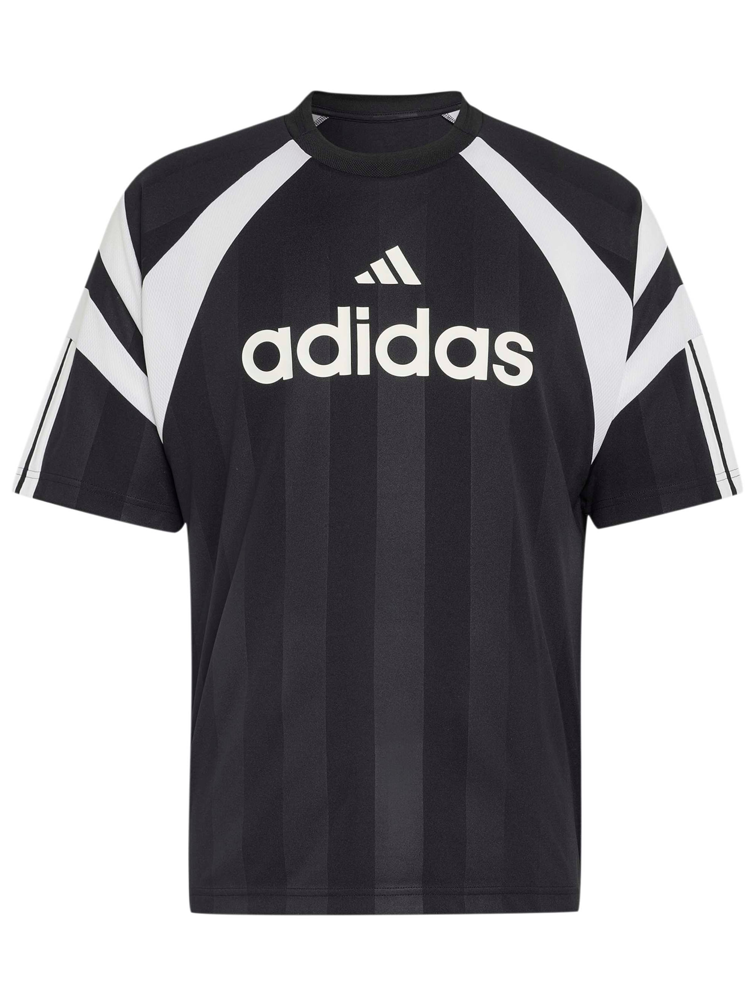 juoda ADIDAS SPORTSWEAR Sportiniai marškinėliai 'TIRO': priekis