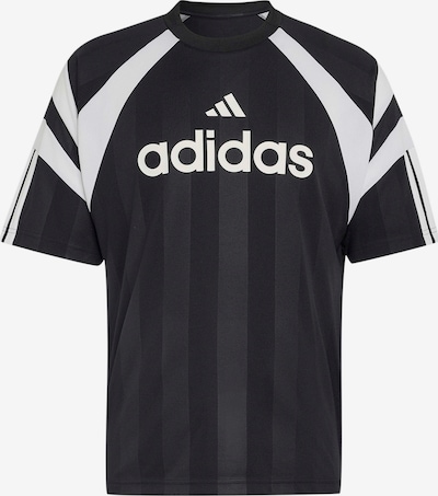 XS dydžio Sportiniai marškinėliai 'TIRO' iš ADIDAS SPORTSWEAR, spalva – juoda / balta, Prekių apžvalga