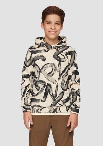 s.Oliver Sweatshirt in Beige: voorkant