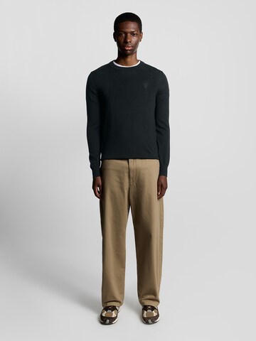 Lyle & Scott Pullover 'Tonal Eagle' in Schwarz