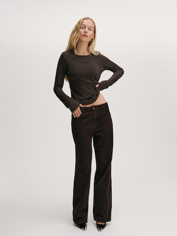 ABOUT YOU x Marie von Behrens Regular Pants 'Eve' in Brown