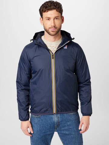 K-Way Weatherproof jacket 'CLAUDE' in Blue: front
