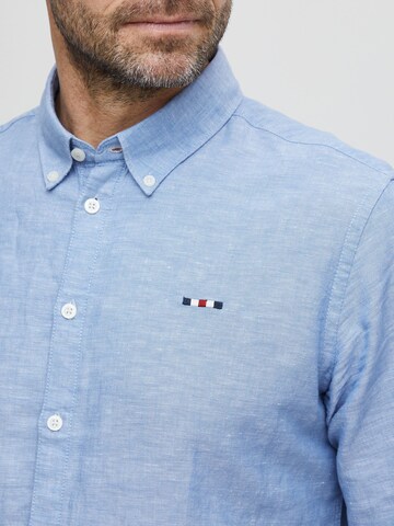 FQ1924 Regular fit Overhemd 'Fqerlendur' in Blauw