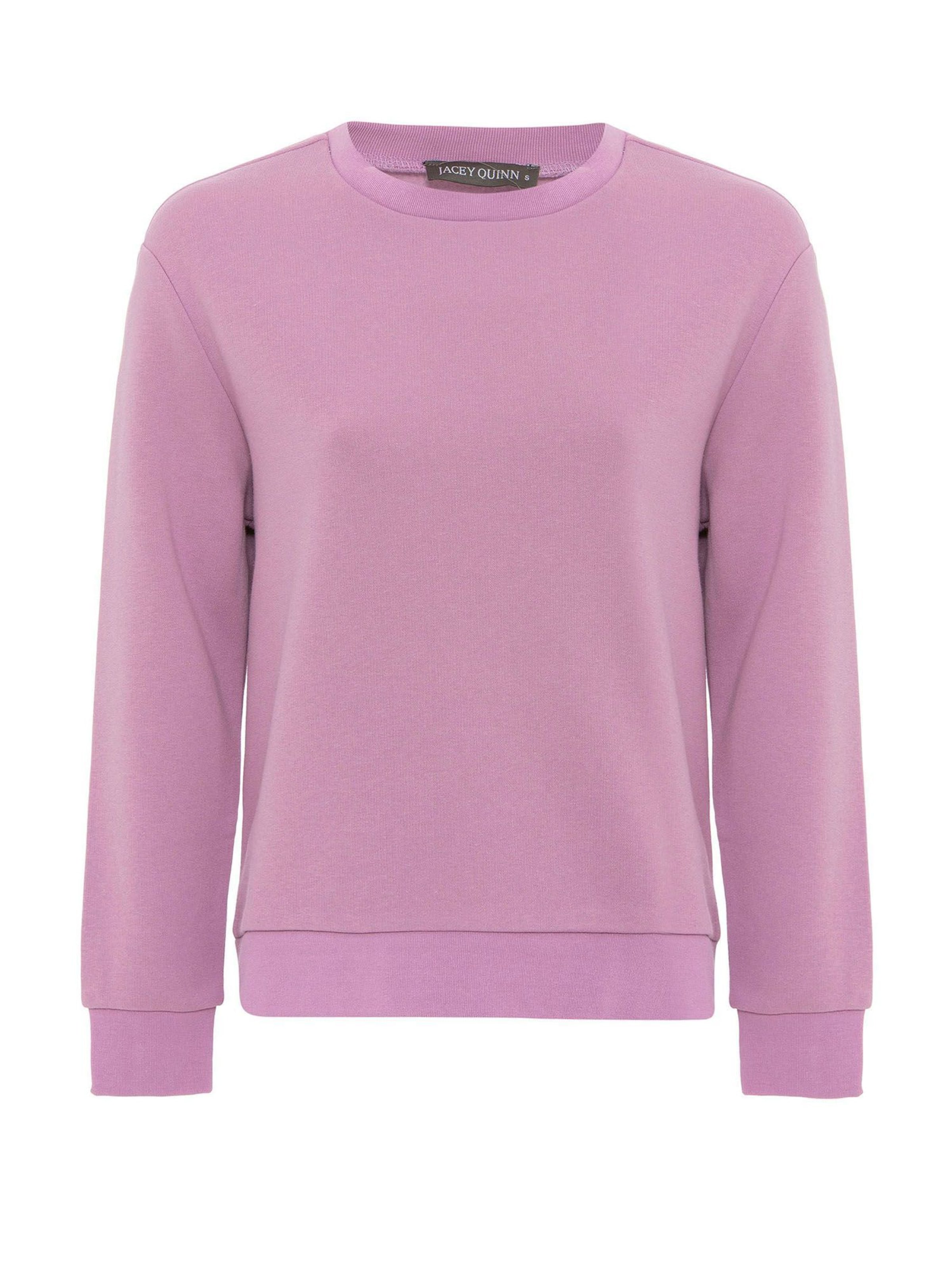 Jacey Quinn Sweatshirt in Purple: front