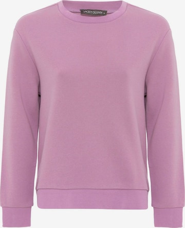 Jacey Quinn Sweatshirt in Purple: front