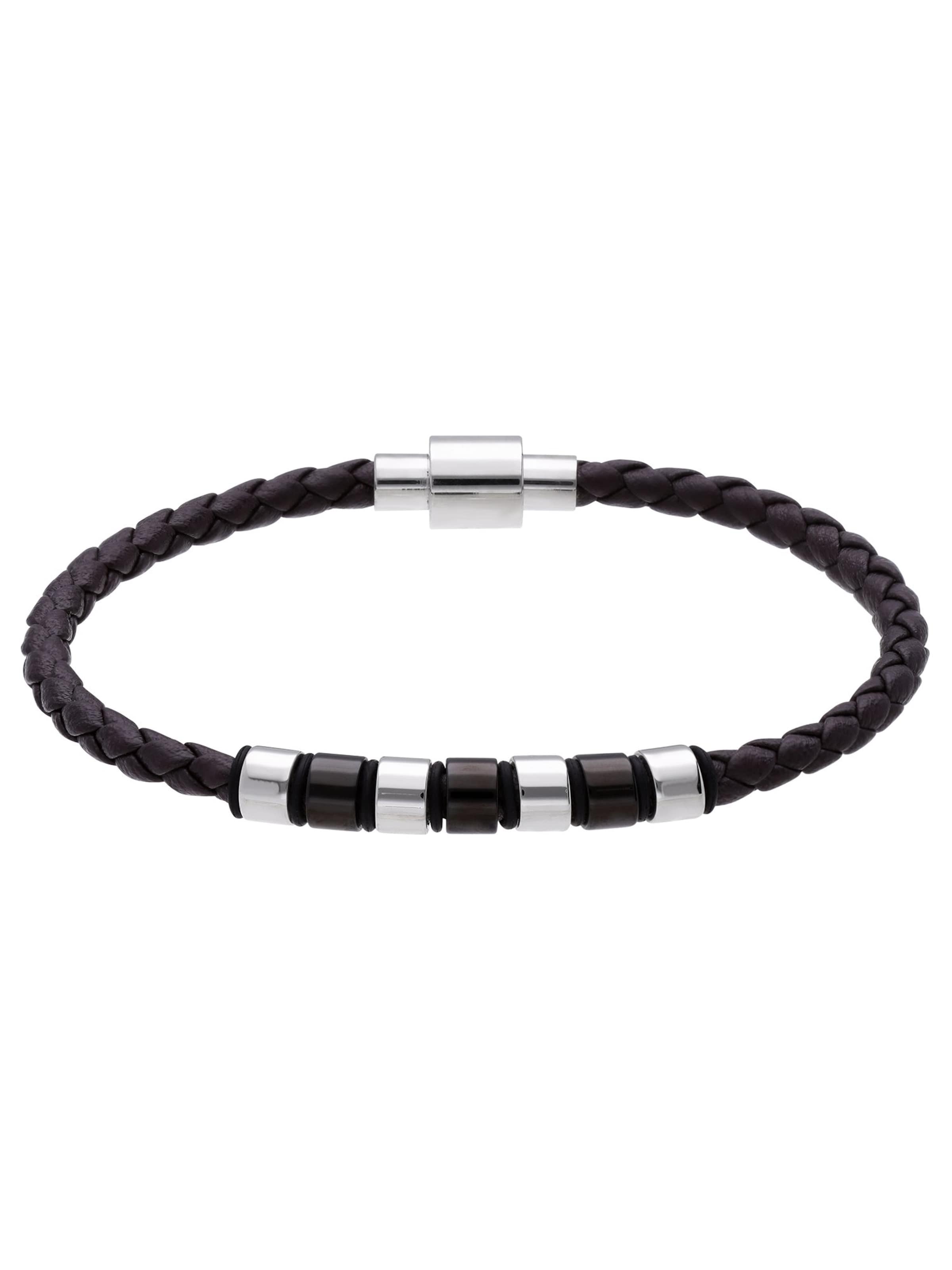 Lucardi Bracelet in Black: front