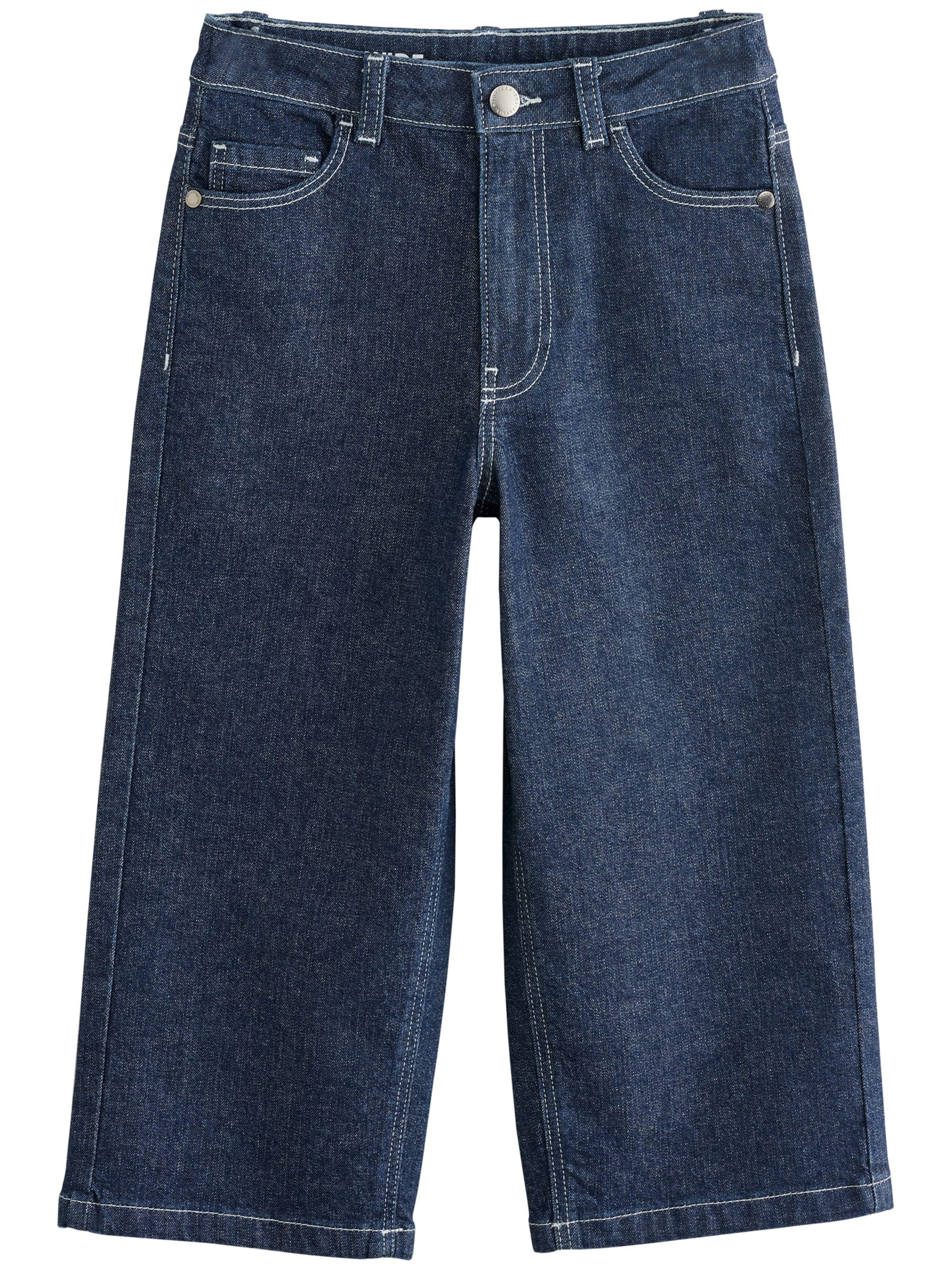 NextWide Leg/ Široke nogavice Traperice - plava boja: prednji dio