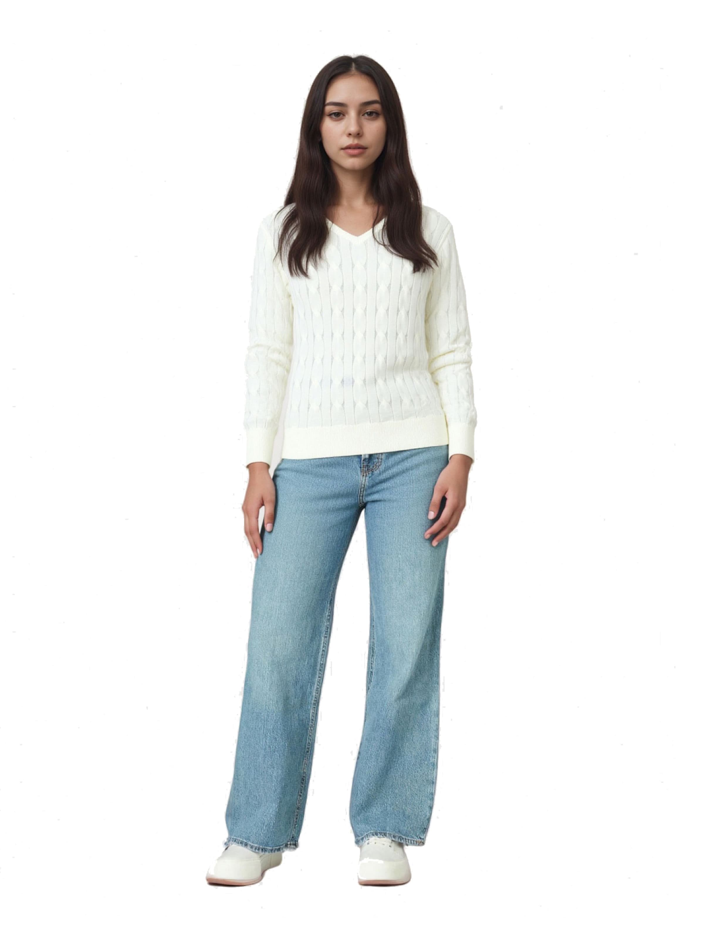 U.S. POLO ASSN. Trui in Wit