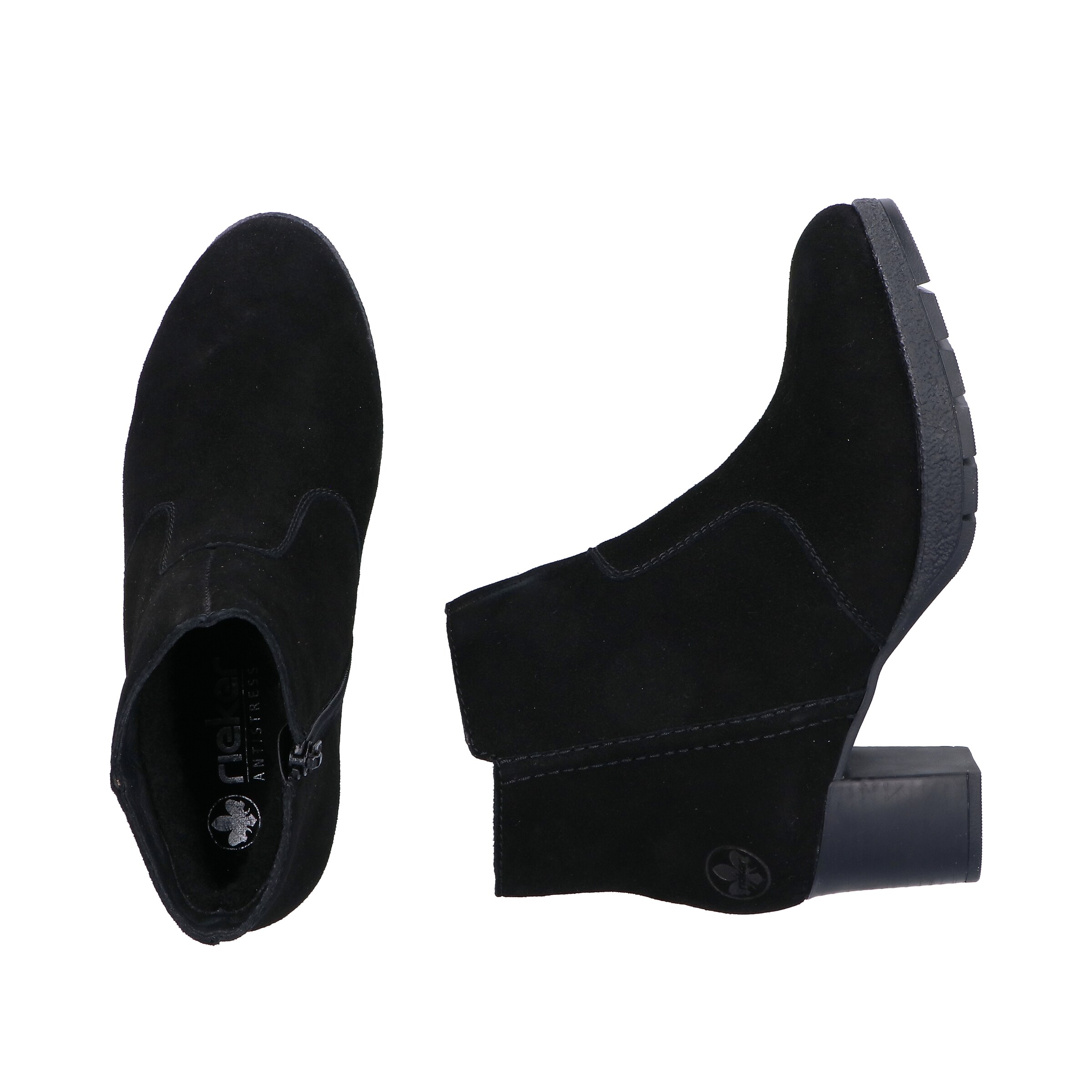 Rieker Stiefeletten ' 77665 ' in Schwarz